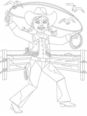 Cubist Painting - B&W