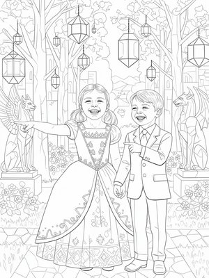 Cubist Painting - B&W