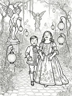 Impressionist Painting - B&W