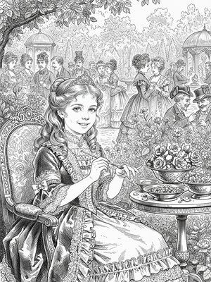 Victorian Illustration - B&W
