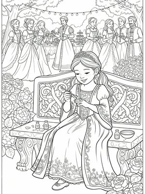 Classic Coloring Book - B&W