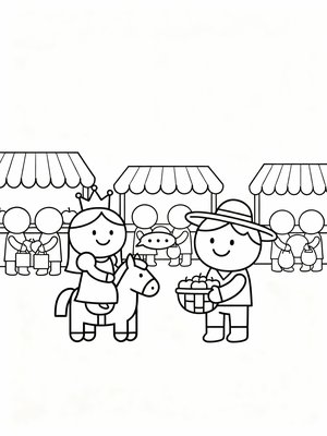 Preschool Simple - B&W