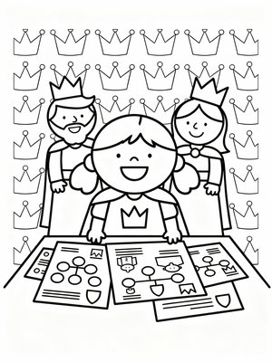 Preschool Simple - B&W