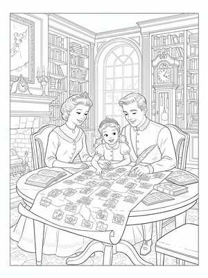 Vintage Storybook - B&W