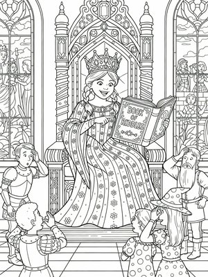 Classic Coloring Book - B&W