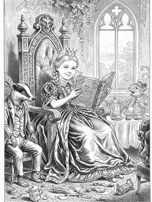 Victorian Illustration - B&W