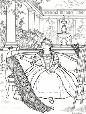 Impressionist Painting - B&W