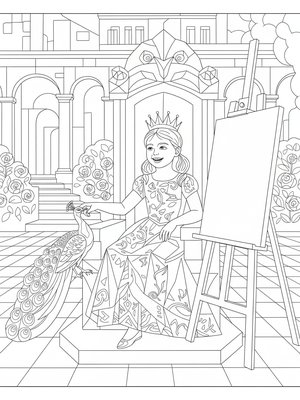 Cubist Painting - B&W