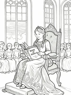 Impressionist Painting - B&W