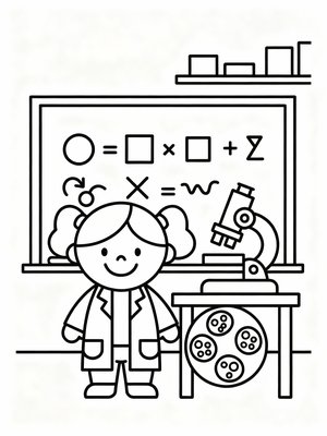 Preschool Simple - B&W