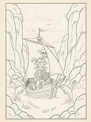 Vintage Storybook - B&W