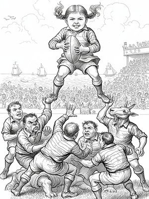 Victorian Illustration - B&W