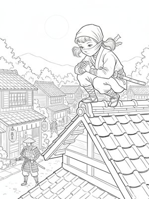 Vintage Storybook - B&W