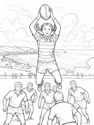 Impressionist Painting - B&W