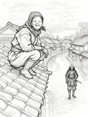 Impressionist Painting - B&W