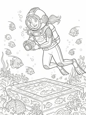 Classic Coloring Book - B&W