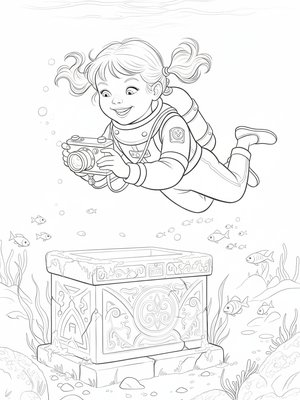 Vintage Storybook - B&W