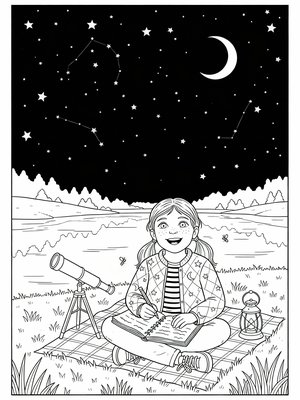 Classic Coloring Book - B&W