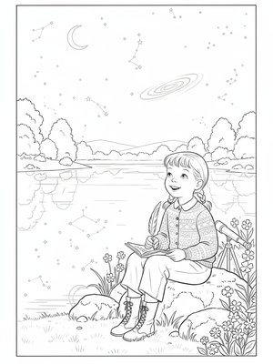 Vintage Storybook - B&W