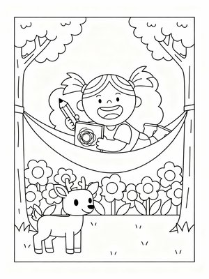 Preschool Simple - B&W