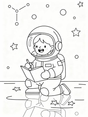 Preschool Simple - B&W