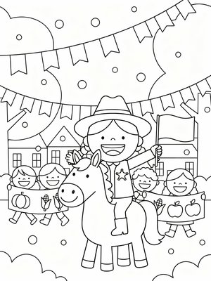 Preschool Simple - B&W