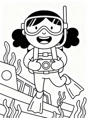 Preschool Simple - B&W