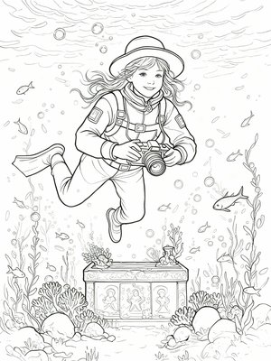 Impressionist Painting - B&W