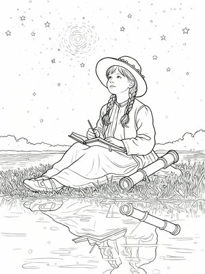 Impressionist Painting - B&W