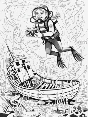 Cubist Painting - B&W