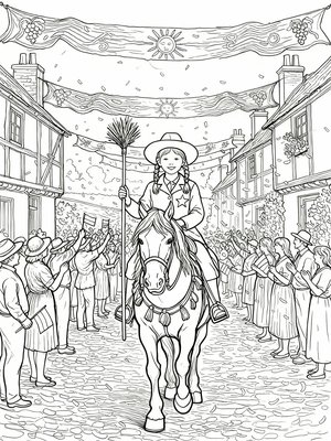 Impressionist Painting - B&W