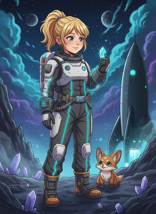 Webtoon Anime - Color Sample