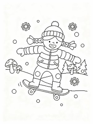 Preschool Simple - B&W