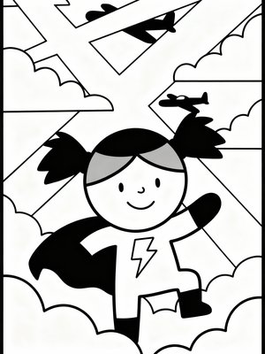 Preschool Simple - B&W