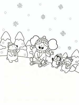 Preschool Simple - B&W