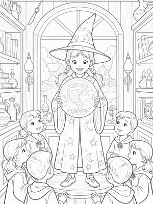 Vintage Storybook - B&W