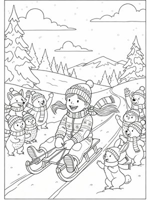 Classic Coloring Book - B&W