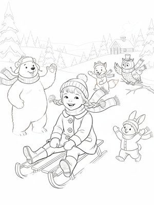 Vintage Storybook - B&W