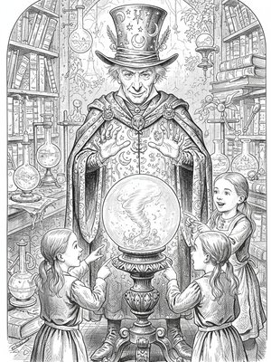 Victorian Illustration - B&W