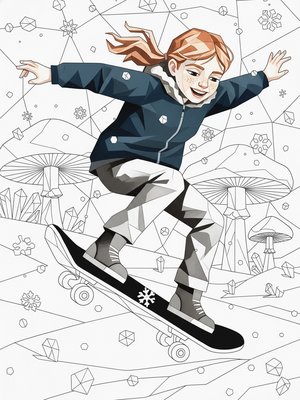 Cubist Painting - B&W