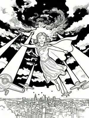 Impressionist Painting - B&W