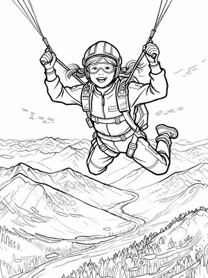 Impressionist Painting - B&W