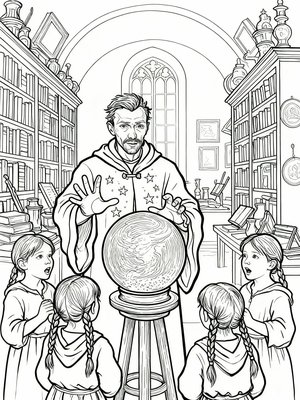 Impressionist Painting - B&W