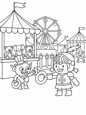 Preschool Simple - B&W