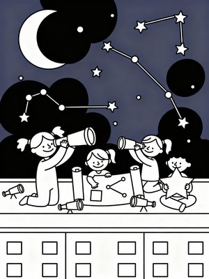 Preschool Simple - B&W