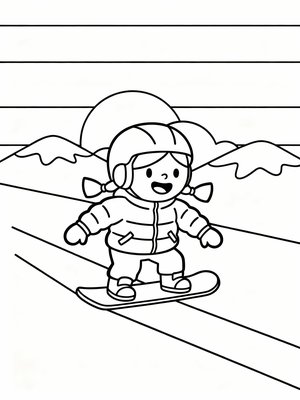 Preschool Simple - B&W