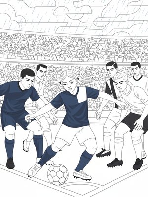 Cubist Painting - B&W