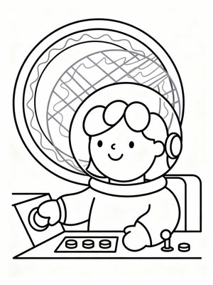 Preschool Simple - B&W