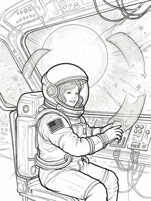 Impressionist Painting - B&W