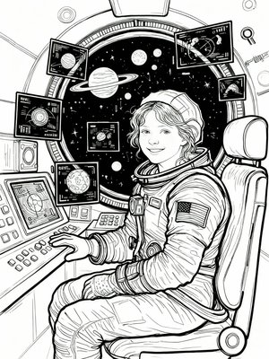 Impressionist Painting - B&W